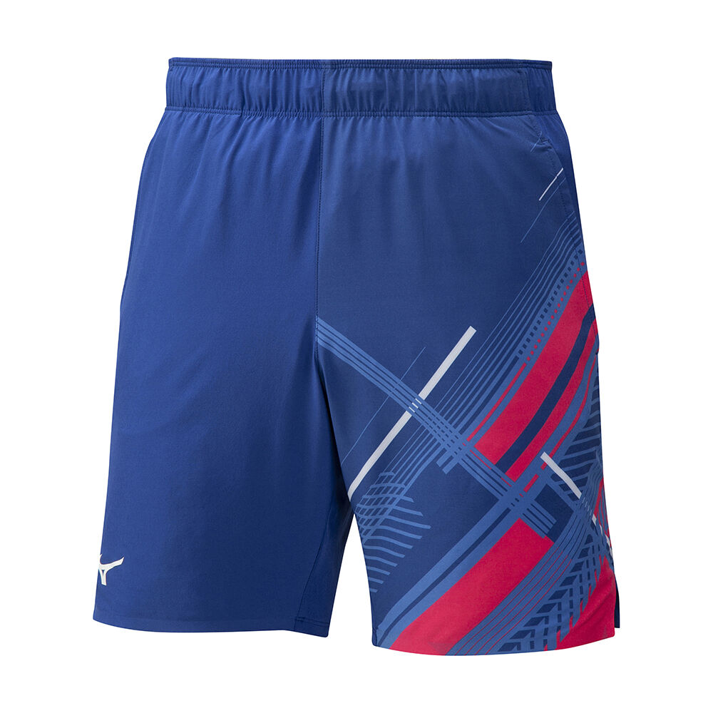 Panske Šortky Mizuno 8in Amplify Modre Vypredaj IGHT17029